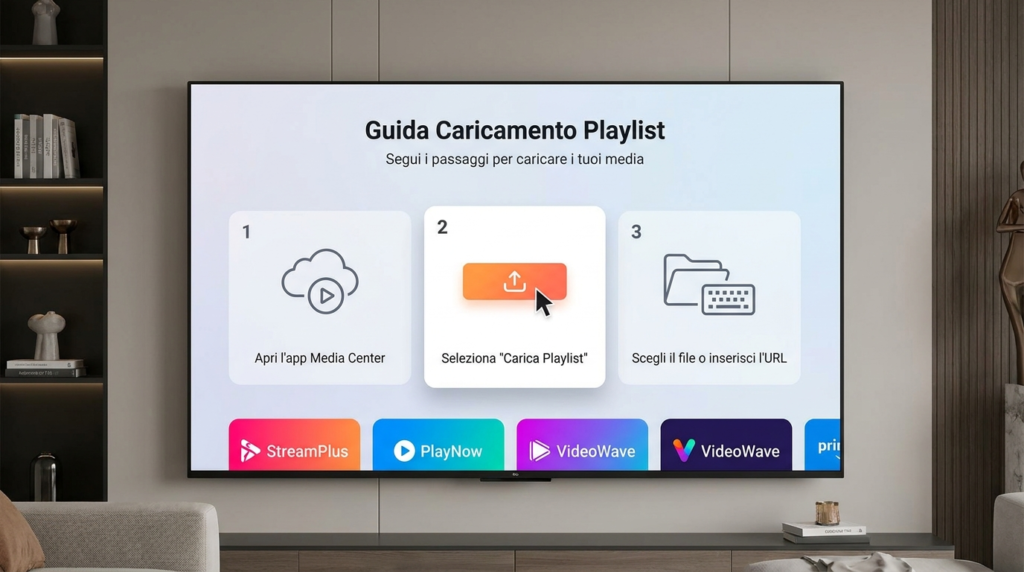 come caricare liste iptv su kodi