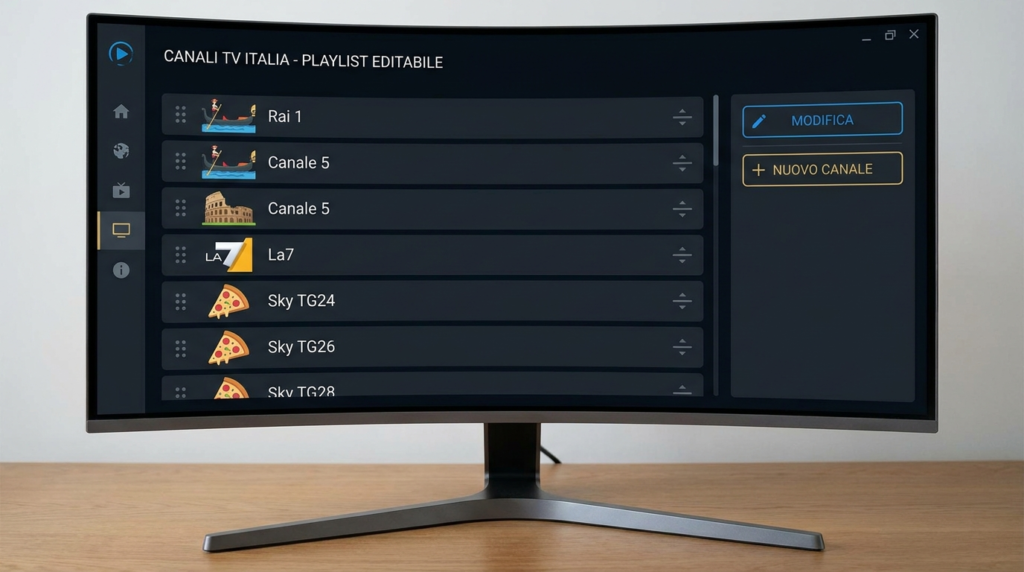 come creare una playlist iptv